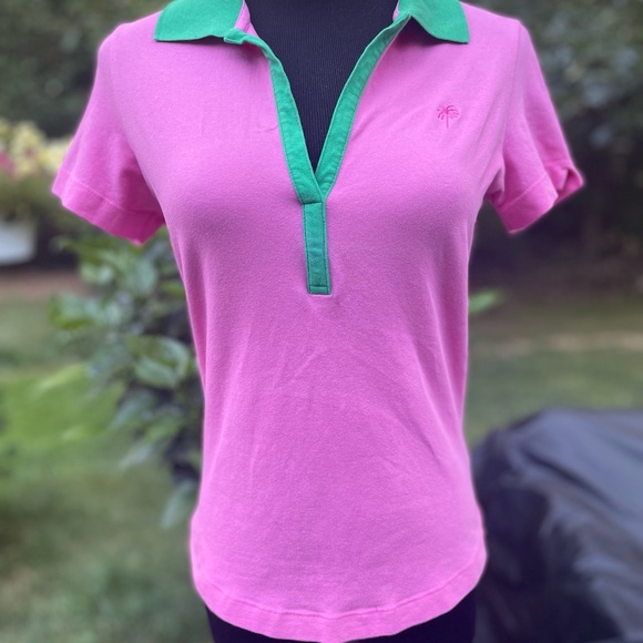 Lilly Pulitzer Tops - Lilly Pulitzer Polo Top shirt, size small ladies